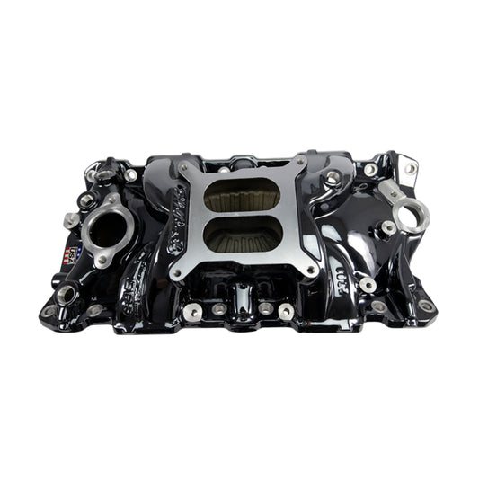 Edelbrock 55-86 Chevy SB Performer EPS Intake Manifold - Black Plasma Finish