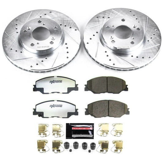 Power Stop 2022 Honda Civic Front Z26 Street Brake Kit