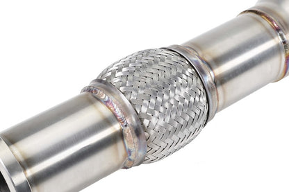 PERRIN 22-25 Subaru WRX Stainless Steel Midpipe w/Resonator 3in. (Fits OEM/Aftermarket Mufflers)