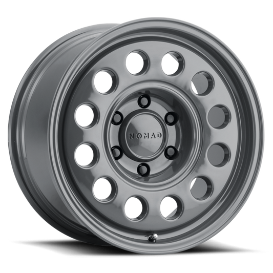 Nomad N501UG Convoy 18x8in / 5x130 BP / 25mm Offset / 71.6mm Bore - Gloss Grey Wheel