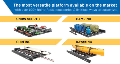Rhino-Rack Pioneer Platform Unassembled with 2500 Leg Kit