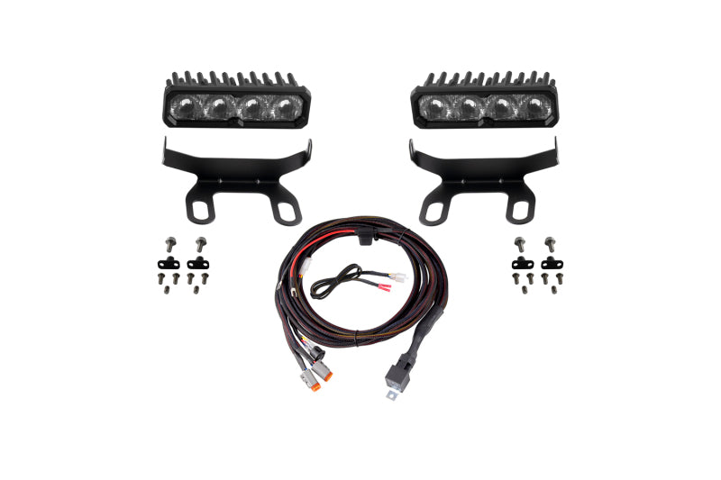 Diode Dynamics 2013-2018 Ram 1500 Ram Standard SS6 Sport LED Kit White Driving 6000K