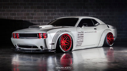 Oracle 08-14 Dodge Challenger LED Projector Headlight Halo Kit - Red