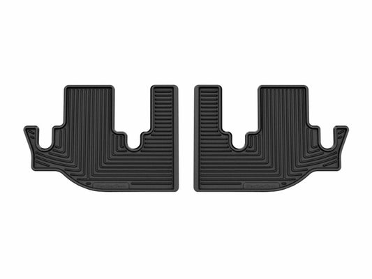 WeatherTech 19-26 Subaru Ascent 2nd Row Rear All-Weather Floor Mats - Black