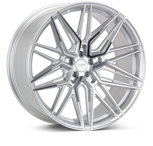 Vossen HF-7 22x9.5 - 5x108 - ET32 - Deep Face - 63.4 - Silver Polished Wheel