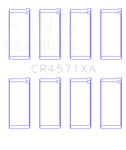 King Engine Bearings Mitsubishi 4D56 (Size +0.50mm) Connecting Rod Bearing Set