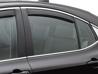 WeatherTech 12-16 Subaru Impreza/16-17 Subaru Crosstrek Rear Side Window Deflectors - Matte Black