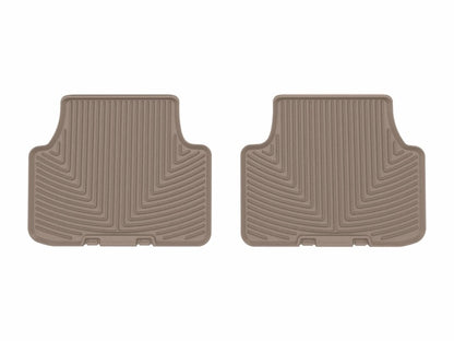 WeatherTech 19-25 Volkswagen Jetta 2nd Row Rear All-Weather Floor Mats - Tan