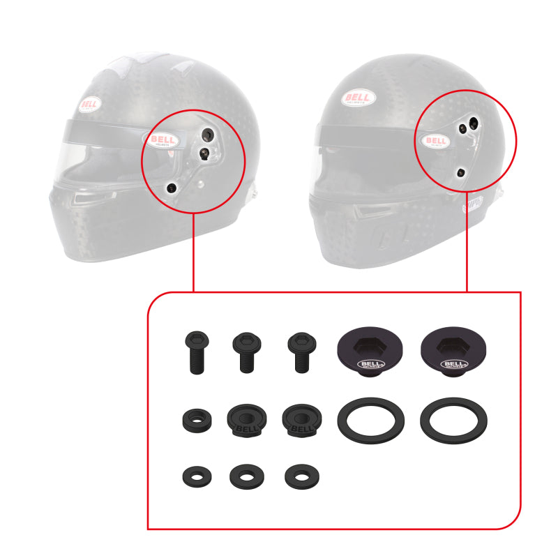 Bell SV (SE07/SE077/SE06) Pivot Kit - Red