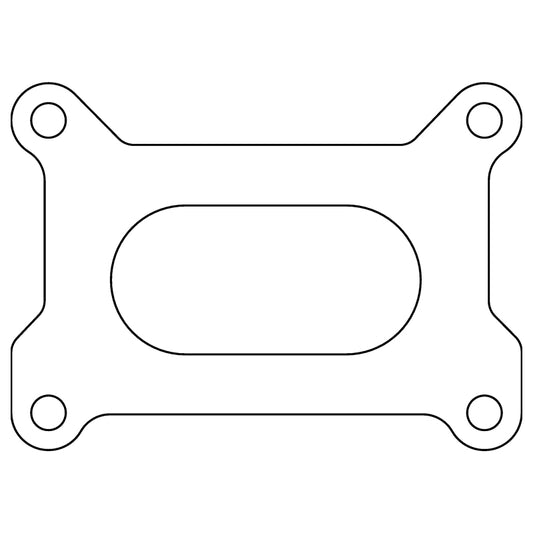 Cometic Holley 2 Barrel 500 CFM .039in Fiber Carburetor Gasket - 3.640in x 1.750in - Open Plenum