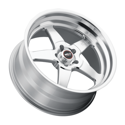 Weld S105 Ventura 20x10.5 / 5x115 BP / 20 Offset / 6.5 BS / 71.5 Bore - Gloss Silver MACH Wheel