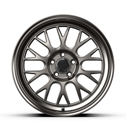 fifteen52 Holeshot RSR 18x8.5 5x108 42mm ET 63.4mm Center Bore Magnesium Grey w/ Gloss Lip