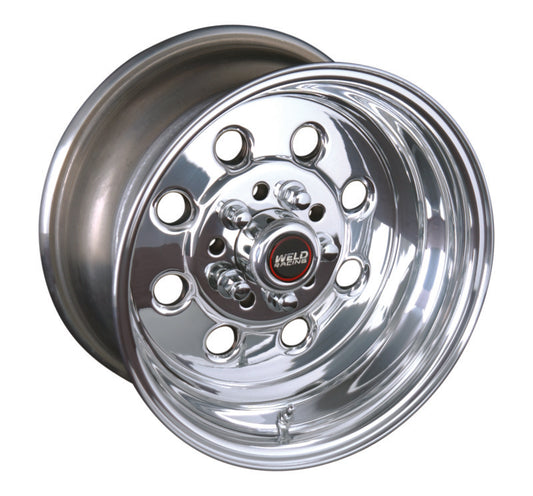 Weld Draglite 15x14 / 5x5 BP / 3.5in. BS / -102 Offset Black Wheel - Non-Beadlock