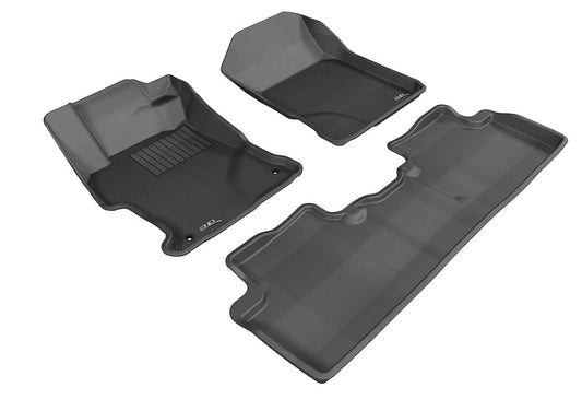 3D MAXpider 12-13 Honda CIvic Sedan Kagu Black Full Set