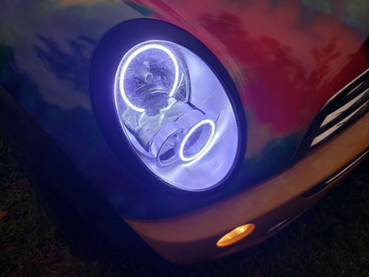 Oracle 05-08 Mini Cooper LED Headlight Halo Kit - UV/Purple