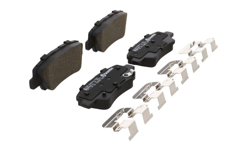 Brembo OE 21-23 Hyundai Kona/19-24 Kona Electric/19-21 Veloster Low-Met Brake Pad - Rear