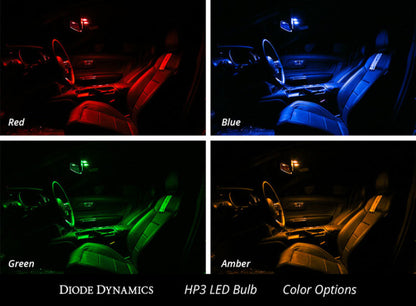 Diode Dynamics 194 LED Bulb HPHP3 LED - Green Set of 12
