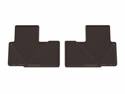 WeatherTech 2026 Honda Passport 2nd Row Rear All-Weather Floor Mats - Cocoa