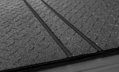 Access LOMAX 2022+ Rivian R1T 4ft 6in Bed (w/ OEM Tonneau Track) Folding Hard Cover - Black Diamond