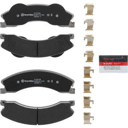 Brembo 09-17 Chevrolet Silverado 2500 HD/GMC Sierra 2500 HD/Silverado 3500 HD Front NAO Brake Pad