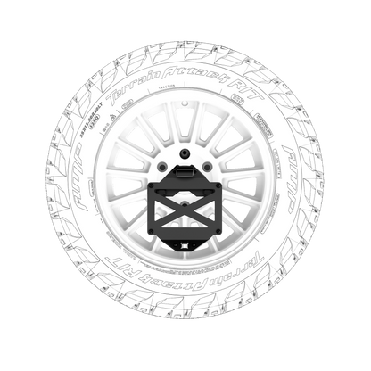 Body Armor 4x4 16-23 Toyota Tacoma/10-24 4Runner Pro Series II Tire Carrier W/ License Plate Holder