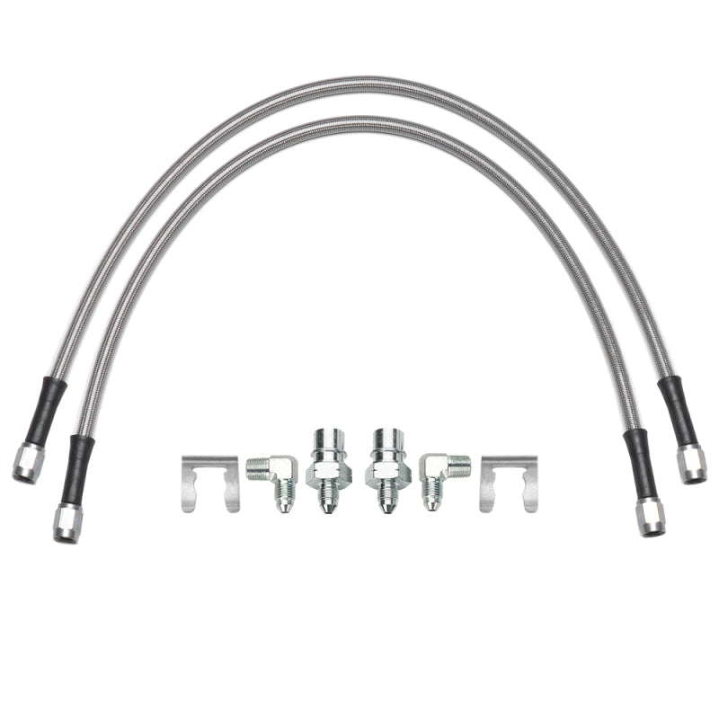 Wilwood M10x1.00 BF TO 90 20in. Flexline Kit