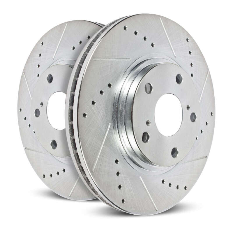 Power Stop 20-26 Chrysler Pacifica Rear Drilled & Slotted Rotor - Pair