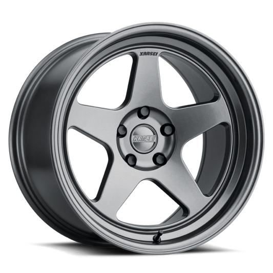 Kansei K12GM KNP 15x7in / 4x114.3 BP / 25mm Offset / 73.1mm Bore - Gloss Gunmetal
