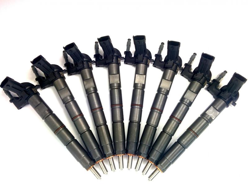 DDP 11-16 Chevrolet Duramax 6.6L LML Reman Injector Set - 50hp (20% Over)