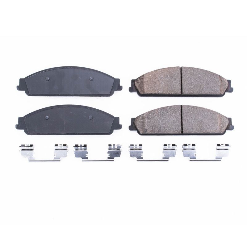 Power Stop 05-07 Ford Five Hundred Front Z17 Evo Ceramic Brake Pad w/Hardware