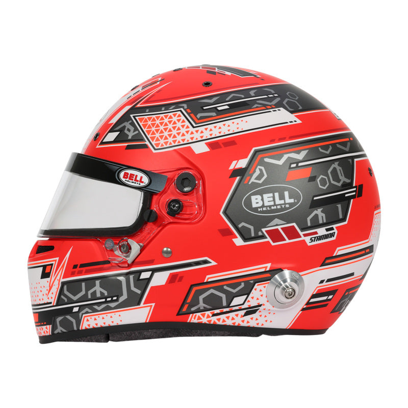 Bell Helmet Rs7 Stamina Anthracite/Aquamarine (Hans) 61(7 5/8) Fia8859-2024/Sa2025