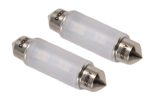 Diode Dynamics 41mm HP6 LED Bulb - Amber (Pair)