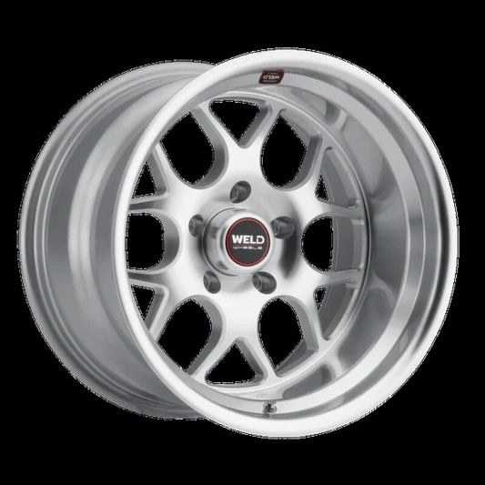 Weld Solana 17x11 / 5x127 BP / ET-44 / 78.1mm Bore - Gloss Silver Machined Wheel