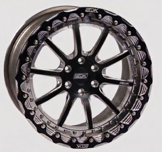 Belak 17x9.5 / 6.25in BS / 6x135mm BP / High Pad / Series 4 - Single Beadlock Wheel w/ Billet Lip