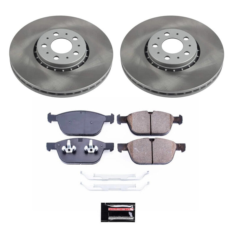 Power Stop 03-14 Volvo XC90 Front Semi-Coated Rotor Kit