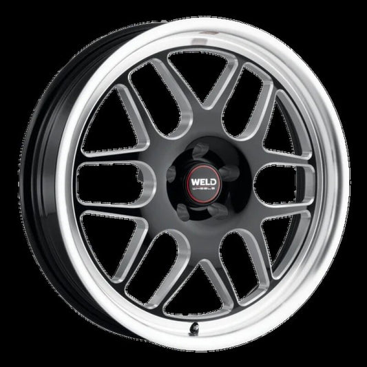 Weld Solana Drag 20x7 / 6x135 BP / ET13 / 87.1mm Bore - Gloss Black MIL DIA Wheel