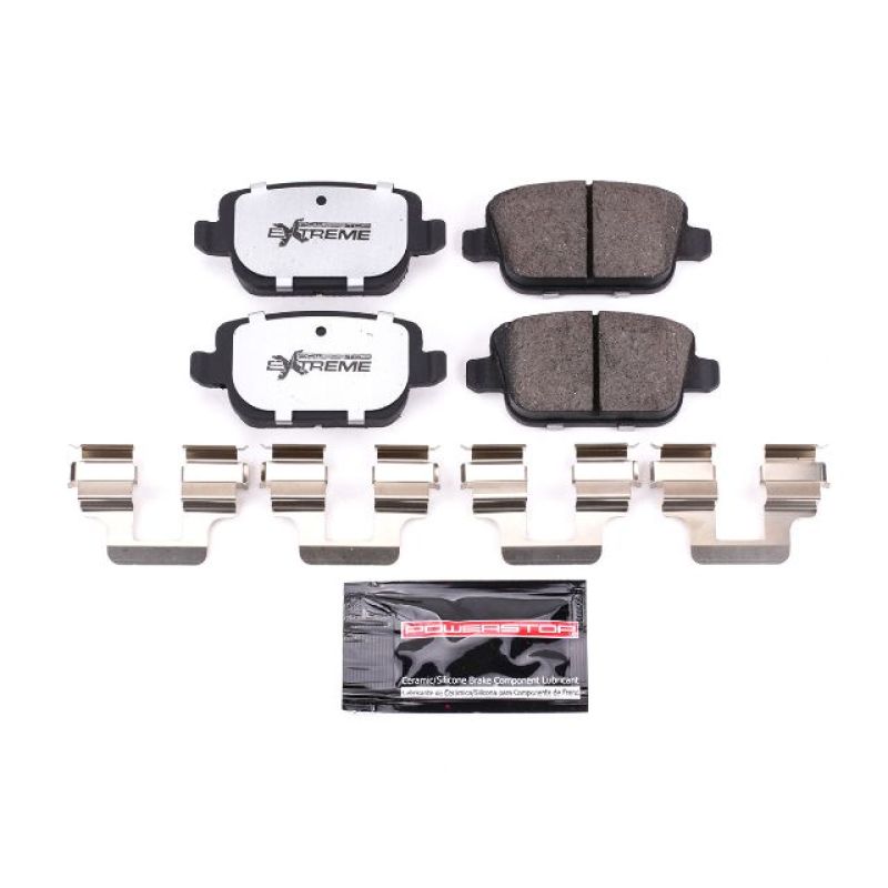 Power Stop 07-08 Volvo S80 Rear Z36 Truck & Tow Brake Pad w/Hardware