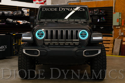 Diode Dynamics 18-21 Jeep JL Wrangler/Gladiator RGBW HD LED Halos