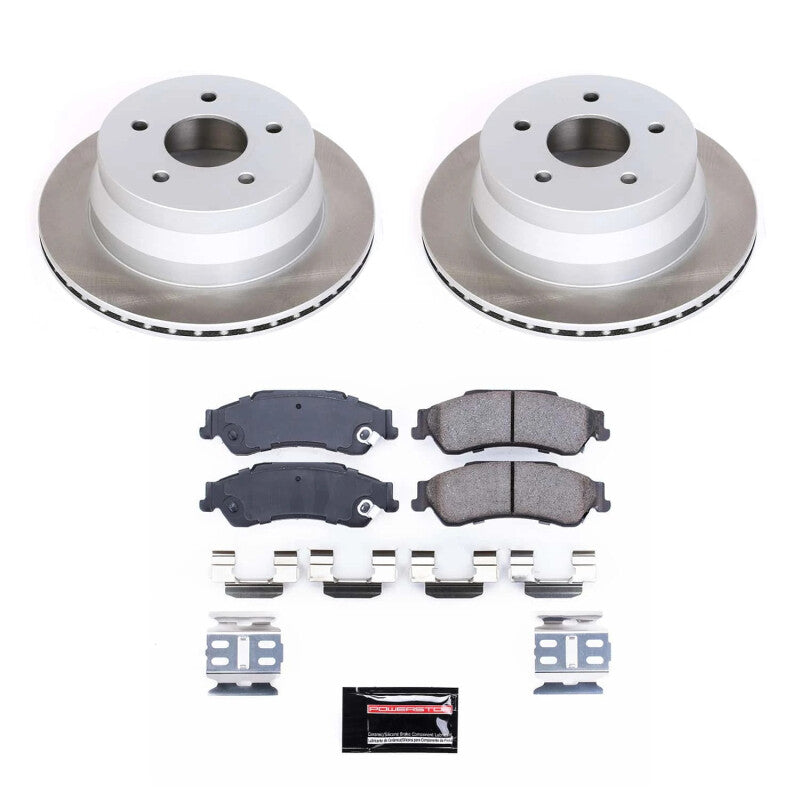 Power Stop 97-01 Oldsmobile Bravada Rear Semi-Coated Rotor Kit