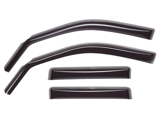 WeatherTech 19-23 Dodge RAM 1500 CC (Incl. 21-23 TRX) Front & Rear Side Window Deflectors - Drk Tint