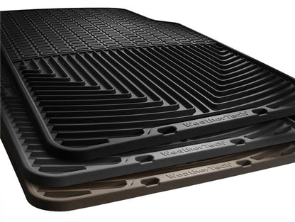 WeatherTech 10+ Lincoln MKZ Front and Rear Rubber Mats - Black