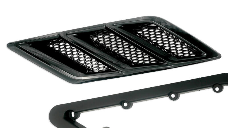 Roush 2015-2023 Roush Mustang Fender Vent Heat Extractors - Gloss Black