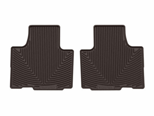 WeatherTech 24-26 Lexus TX 2nd Row Rear All-Weather Floor Mats - Black