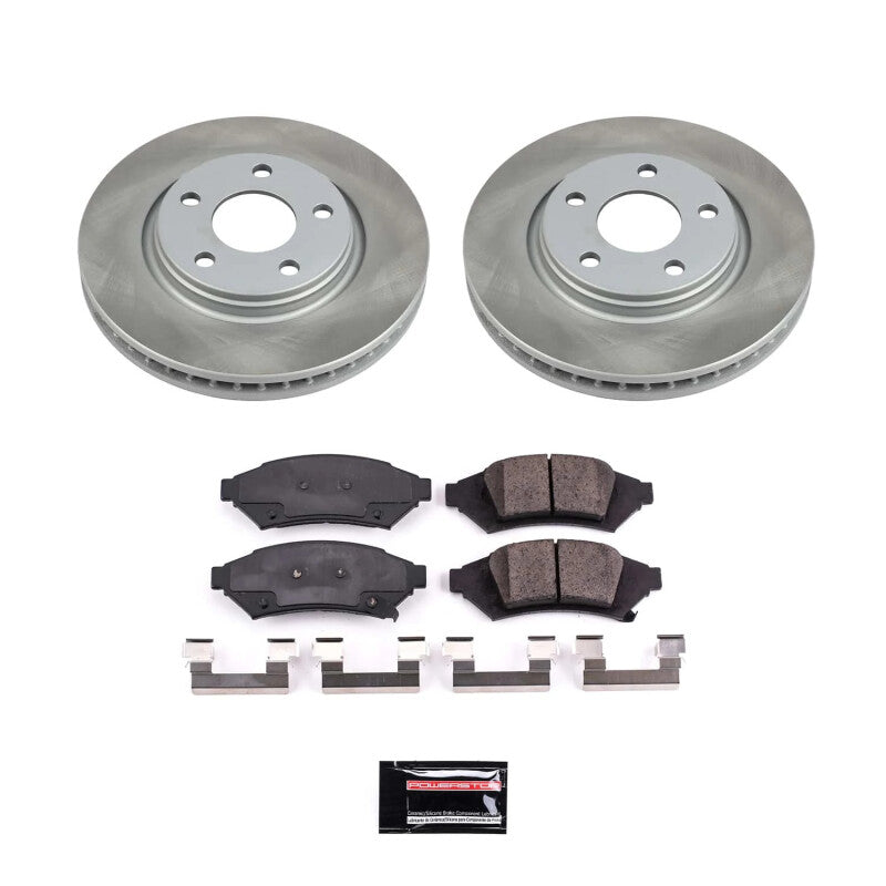 Power Stop 2004 Pontiac Grand Prix Front Semi-Coated Rotor Kit