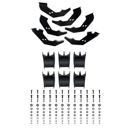 Westin 24-26 Toyota Tacoma Double Cab PRO TRAXX 5 Oval Nerf Step Bars - Black