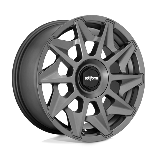 Rotiform R128 CVT Wheel 19x8.5 5x112/5x120 45 Offset Concial Seats - Matte Anthracite