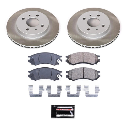 Power Stop 93-01 Saturn SW2 Front Semi-Coated Rotor Kit