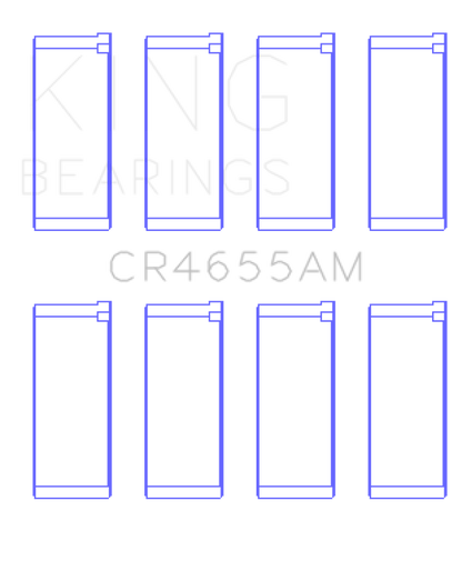 King Engine Bearings Hyundai G4Ed/G4Ae/G4Ek/G4Fk (Size +0.25mm) Connecting Rod Bearing Set