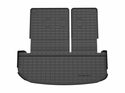 WeatherTech 20-25 Hyundai Palisade Behind 2nd Row Seating SeatBack Cargo Liners HP - Black