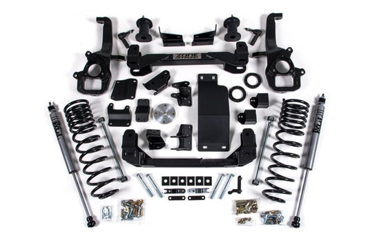 Zone Offroad 2025 Ram 1500 4WD 4in Front 3in Rear Susp. Lift System - Std Bore - Fox Adv Rear Shocks